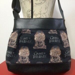 Game of Thrones Unisex Shoulder Crossbody Bag Black